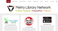 Desktop Screenshot of metrolibrarynetwork.org